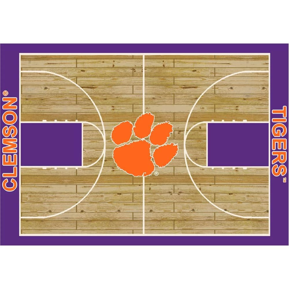 Clemson 4 ft. by 6 ft. Courtside Area Rug by MILLIKEN 1 Clemson 4 ft. by 6 ft. Courtside Area Rug by MILLIKEN