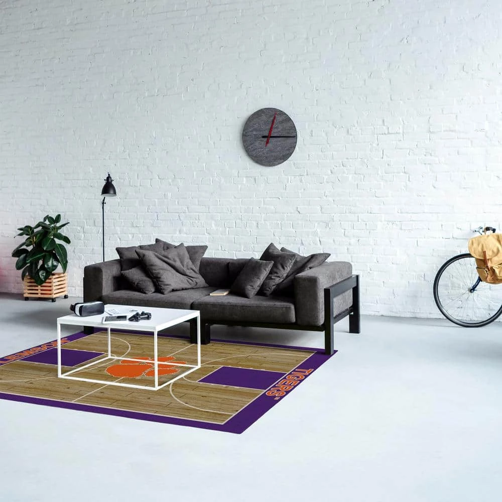 Clemson 4 ft. by 6 ft. Courtside Area Rug by MILLIKEN 2 Clemson 4 ft. by 6 ft. Courtside Area Rug by MILLIKEN - Image 2