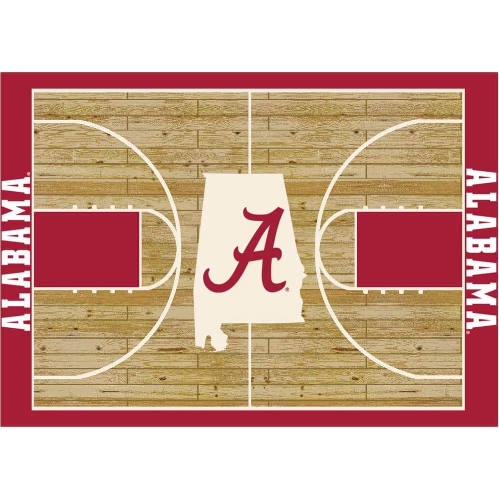Alabama 6 ft by 8 ft Courtside Area Rug by MILLIKEN 1 Alabama 6 ft by 8 ft Courtside Area Rug by MILLIKEN