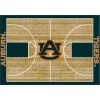 Auburn University 6 ft by 8 ft Courtside Area Rug by MILLIKEN