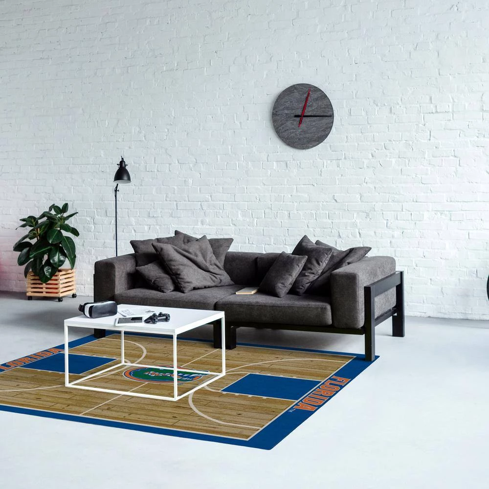 University of Florida 6 ft by 8 ft Courtside Area Rug by MILLIKEN 2 University of Florida 6 ft by 8 ft Courtside Area Rug by MILLIKEN - Image 2