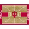 Indiana University 6 ft by 8 ft Courtside Area Rug by MILLIKEN