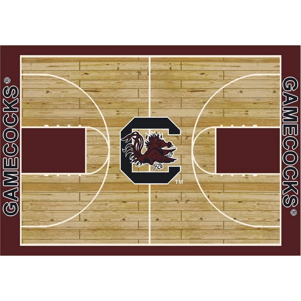 University of South Carolina 6 ft by 8 ft Courtside Area Rug by MILLIKEN 1 University of South Carolina 6 ft by 8 ft Courtside Area Rug by MILLIKEN