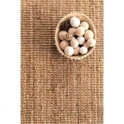 Ashli Solid Jute Natural 10 ft. x 14 ft. Area Rug by nuLOOM 15 Ashli Solid Jute Natural 10 ft. x 14 ft. Area Rug by nuLOOM -nuLOOM Sales Store natural nuloom area rugs clwa01a 960136 66 1000
