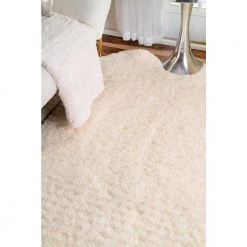 Sexto Pelt Faux Sheepskin Natural 5 ft. x 6 ft. Area Rug by nuLOOM 10 Sexto Pelt Faux Sheepskin Natural 5 ft. x 6 ft. Area Rug by nuLOOM -nuLOOM Sales Store natural nuloom area rugs hcssx 4906 1d 1000