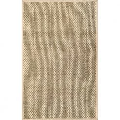 Spero Seagrass Basketweave Natural 9 ft. x 12 ft. Indoor/Outdoor Area Rug by nuLOOM