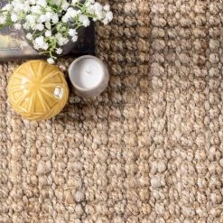 Natura Chunky Loop Jute Tan 8 ft. x 10 ft. Area Rug by nuLOOM 20 Natura Chunky Loop Jute Tan 8 ft. x 10 ft. Area Rug by nuLOOM -nuLOOM Sales Store natural nuloom area rugs nccl01 8010 4f 1000