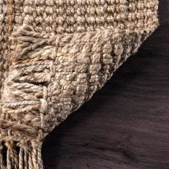 Natura Chunky Loop Jute Tan 8 ft. x 10 ft. Area Rug by nuLOOM 18 Natura Chunky Loop Jute Tan 8 ft. x 10 ft. Area Rug by nuLOOM -nuLOOM Sales Store natural nuloom area rugs nccl01 8010 66 1000