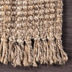 Natura Chunky Loop Jute Tan 8 ft. x 10 ft. Area Rug by nuLOOM 23 Natura Chunky Loop Jute Tan 8 ft. x 10 ft. Area Rug by nuLOOM -nuLOOM Sales Store natural nuloom area rugs nccl01 8010 fa 1000