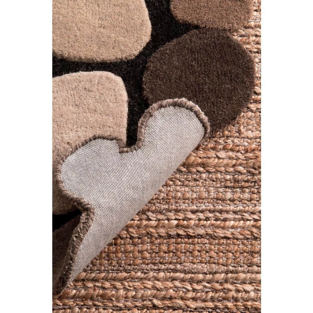 Wool Pebbles Natural 8 ft. x 10 ft. Area Rug by nuLOOM 8 Wool Pebbles Natural 8 ft. x 10 ft. Area Rug by nuLOOM - Image 8