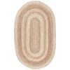 Charlene Border Jute Natural 8 ft. x 10 ft. Oval Rug by nuLOOM