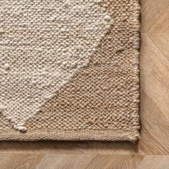 Maxwelle Diamond Trellis Natural 8 ft. x 10 ft. Indoor Area Rug by nuLOOM -nuLOOM Sales Store natural nuloom area rugs vcse01a 8010 44 1000