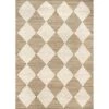 Maxwelle Diamond Trellis Natural 8 ft. x 10 ft. Indoor Area Rug by nuLOOM