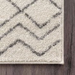Gem Geometric Stripes Off White 10 ft. x 14 ft. Area Rug by nuLOOM 15 Gem Geometric Stripes Off White 10 ft. x 14 ft. Area Rug by nuLOOM -nuLOOM Sales Store off white nuloom area rugs acge01a 10014 44 1000