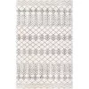 Gem Geometric Stripes Off White 10 ft. x 14 ft. Area Rug by nuLOOM