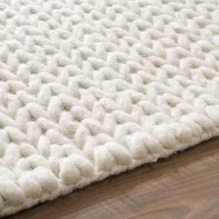 Caryatid Chunky Woolen Cable Off-White 8 ft. x 10 ft. Area Rug by nuLOOM 17 Caryatid Chunky Woolen Cable Off-White 8 ft. x 10 ft. Area Rug by nuLOOM -nuLOOM Sales Store off white nuloom area rugs cb01 8010 4f 1000