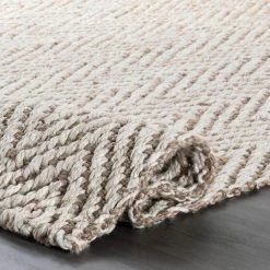Vania Chevron Jute Off White 8 ft. x 10 ft. Area Rug by nuLOOM 18 Vania Chevron Jute Off White 8 ft. x 10 ft. Area Rug by nuLOOM -nuLOOM Sales Store off white nuloom area rugs clwa03a 76096 1f 1000