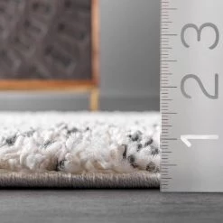 Lacey Moroccan Tribal Shag Off White 8 ft. 10 in. x 12 ft. Area Rug by nuLOOM -nuLOOM Sales Store off white nuloom area rugs gcdx02a 92012 76 1000