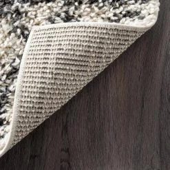 Lacey Moroccan Tribal Shag Off White 8 ft. 10 in. x 12 ft. Area Rug by nuLOOM -nuLOOM Sales Store off white nuloom area rugs gcdx02a 92012 fa 1000