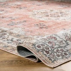 Ren Machine Washable Vintage Floral Peach 8 ft. x 10 ft. Indoor Area Rug by nuLOOM 19 Ren Machine Washable Vintage Floral Peach 8 ft. x 10 ft. Indoor Area Rug by nuLOOM -nuLOOM Sales Store peach nuloom area rugs birv02a 8010 1f 1000