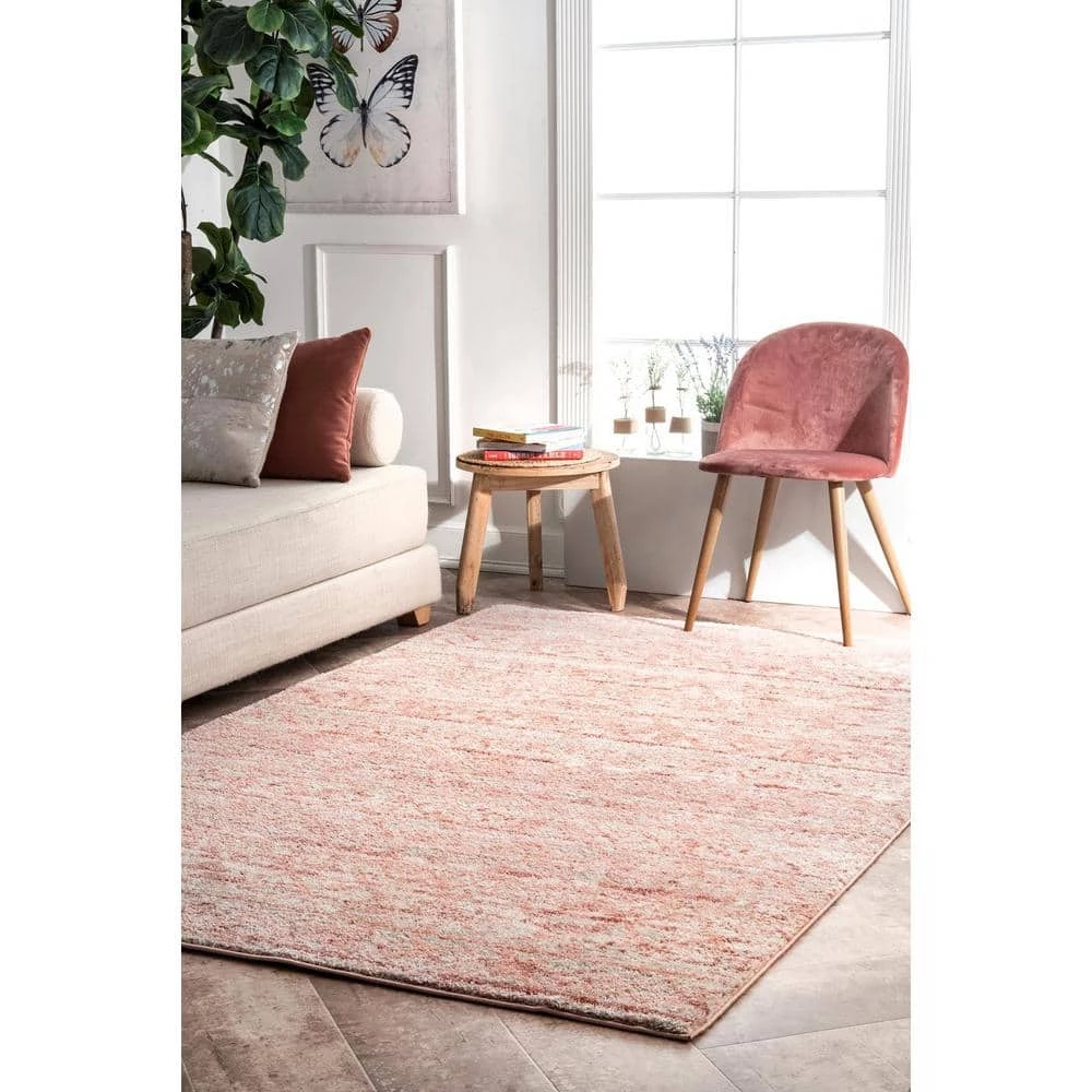 Sunniva Moroccan Pink 8 ft. x 10 ft. Area Rug by nuLOOM 6 Sunniva Moroccan Pink 8 ft. x 10 ft. Area Rug by nuLOOM - Image 6