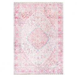 Patsy Persian Medallion Pink 8 ft. x 10 ft. Area Rug by nuLOOM