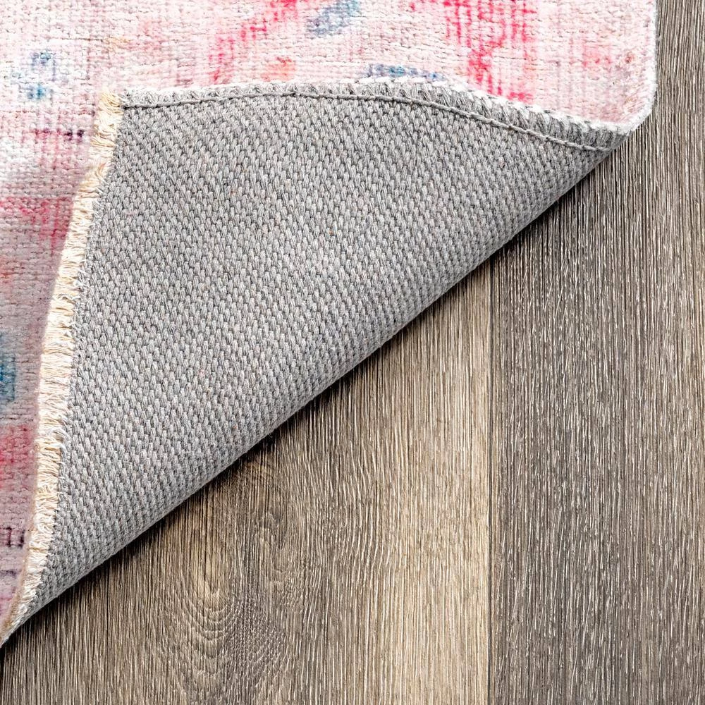 Patsy Persian Medallion Pink 8 ft. x 10 ft. Area Rug by nuLOOM 8 Patsy Persian Medallion Pink 8 ft. x 10 ft. Area Rug by nuLOOM - Image 8