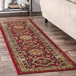 Transitional Medieval Randy Red 10 ft. x 14 ft. Indoor/Outdoor Area Rug by nuLOOM 7 Transitional Medieval Randy Red 10 ft. x 14 ft. Indoor/Outdoor Area Rug by nuLOOM -nuLOOM Sales Store red nuloom area rugs mebe02a 10014 44 1000