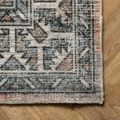 Bowie Rust 8 ft. x 10 ft. Machine Washable Tribal Pattern Indoor Area Rug by nuLOOM -nuLOOM Sales Store rust nuloom area rugs birv07a 8010 44 1000