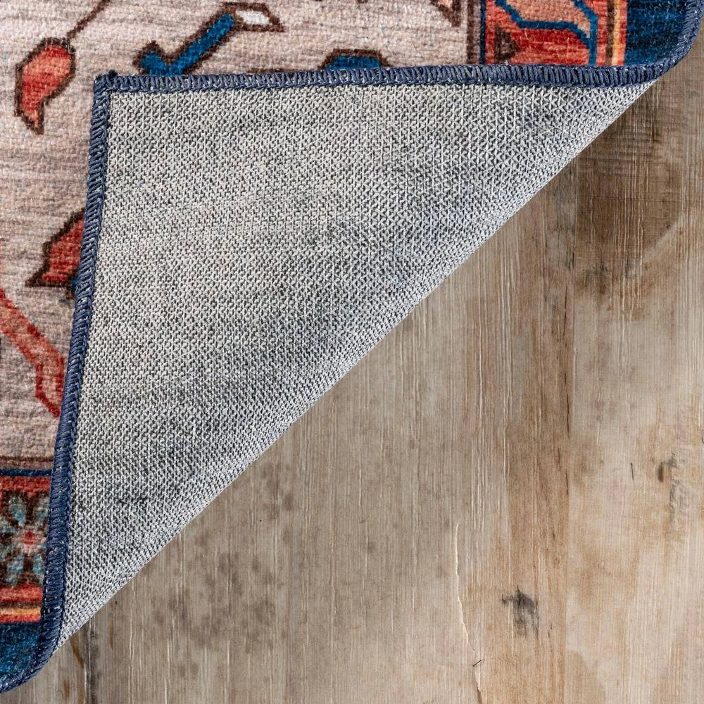 Carolyn Machine Washable Tribal Motif Rust 5 ft. x 8 ft. Indoor Area Rug by nuLOOM 5 Carolyn Machine Washable Tribal Motif Rust 5 ft. x 8 ft. Indoor Area Rug by nuLOOM - Image 5