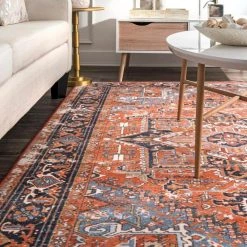 Sherita Oriental Persian Rust 8 ft. x 10 ft. Area Rug by nuLOOM -nuLOOM Sales Store rust nuloom area rugs disa05a 82010 c3 1000