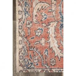 Sariyah Printed Floral Rust 8 ft. x 10 ft. Area Rug by nuLOOM -nuLOOM Sales Store rust nuloom area rugs mkcl11a 8010 1f 1000
