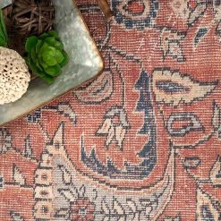 Sariyah Printed Floral Rust 8 ft. x 10 ft. Area Rug by nuLOOM -nuLOOM Sales Store rust nuloom area rugs mkcl11a 8010 c3 1000