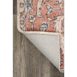 Sariyah Printed Floral Rust 8 ft. x 10 ft. Area Rug by nuLOOM -nuLOOM Sales Store rust nuloom area rugs mkcl11a 8010 fa 1000