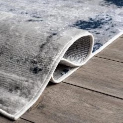 Madalynn Modern Silver 8 ft. x 10 ft. Abstract Indoor Area Rug by nuLOOM 14 Madalynn Modern Silver 8 ft. x 10 ft. Abstract Indoor Area Rug by nuLOOM -nuLOOM Sales Store silver nuloom area rugs awce06a 8010 1f 1000