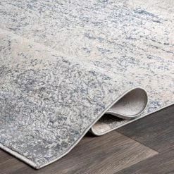 Twilight Tribal Distressed Silver 10 ft. x 14 ft. Indoor Area Rug by nuLOOM 14 Twilight Tribal Distressed Silver 10 ft. x 14 ft. Indoor Area Rug by nuLOOM -nuLOOM Sales Store silver nuloom area rugs ertr05a 10014 1f 1000
