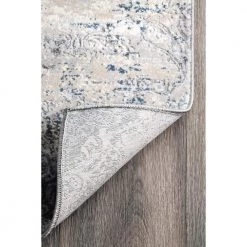 Twilight Tribal Distressed Silver 10 ft. x 14 ft. Indoor Area Rug by nuLOOM 11 Twilight Tribal Distressed Silver 10 ft. x 14 ft. Indoor Area Rug by nuLOOM -nuLOOM Sales Store silver nuloom area rugs ertr05a 10014 66 1000