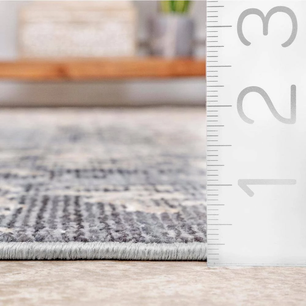 Levitan Silver 10 ft. x 14 ft. Abstract Area Rug by nuLOOM 7 Levitan Silver 10 ft. x 14 ft. Abstract Area Rug by nuLOOM - Image 7