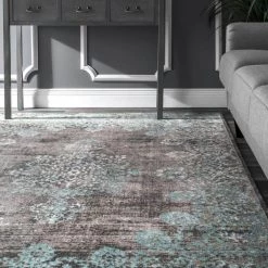 Lacy Vintage Floral Teal 5 ft. x 8 ft. Area Rug by nuLOOM 9 Lacy Vintage Floral Teal 5 ft. x 8 ft. Area Rug by nuLOOM -nuLOOM Sales Store teal nuloom area rugs binb03a 508 40 1000