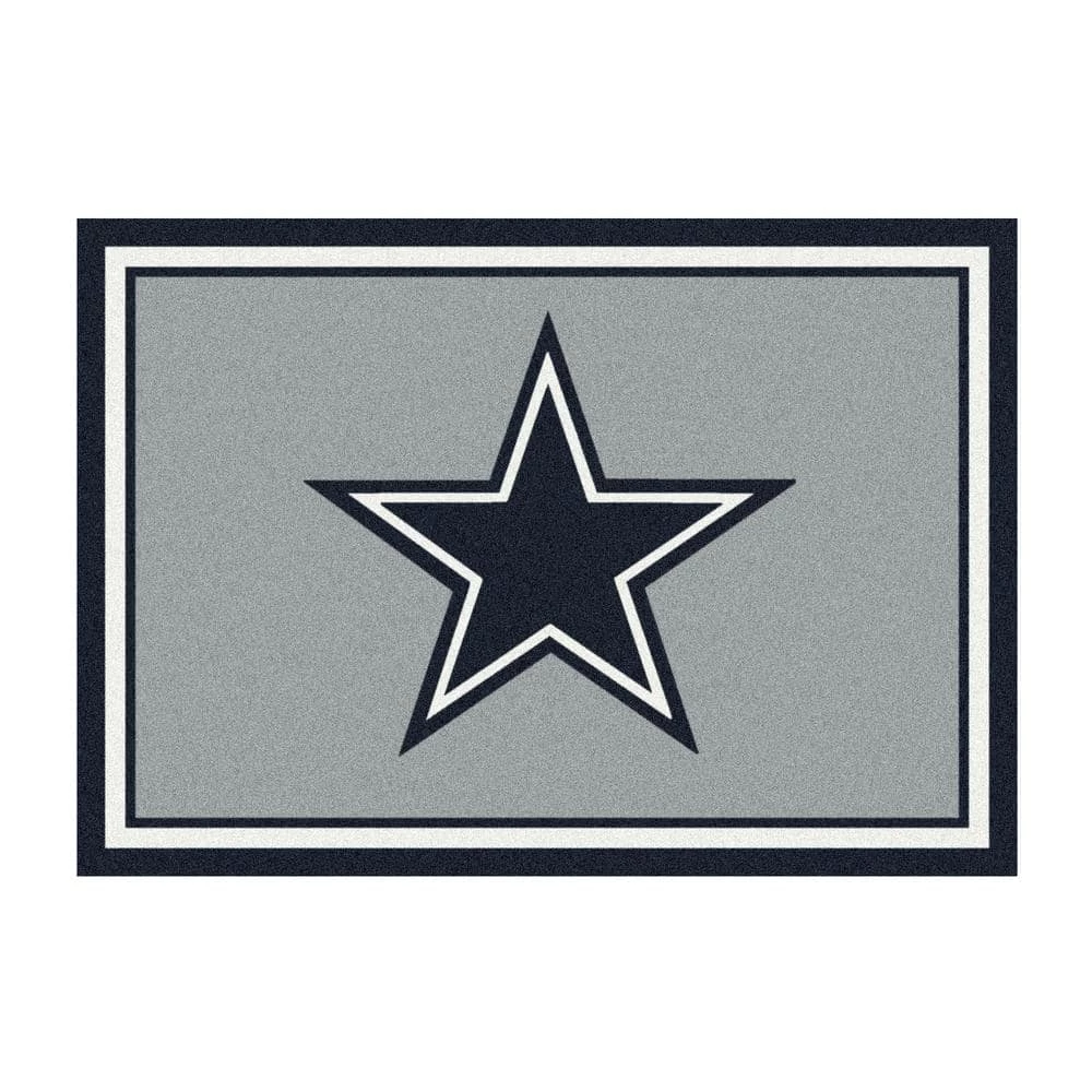 NFL 4 ft. x 6 ft. Dallas Cowboys spirit rug by MILLIKEN 1 NFL 4 ft. x 6 ft. Dallas Cowboys spirit rug by MILLIKEN