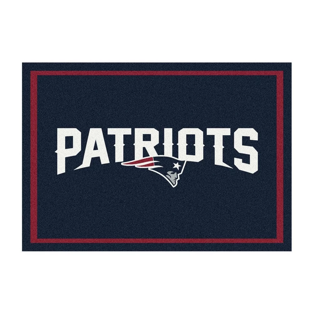 NFL 4 ft. x 6 ft. New England Patriots spirit rug by MILLIKEN 1 NFL 4 ft. x 6 ft. New England Patriots spirit rug by MILLIKEN