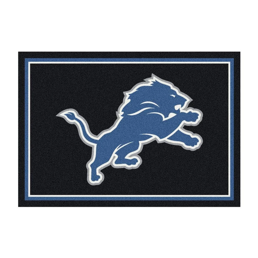NFL 4 ft. x 6 ft. Detroit Lions spirit rug by MILLIKEN 1 NFL 4 ft. x 6 ft. Detroit Lions spirit rug by MILLIKEN