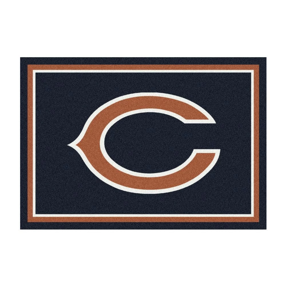 NFL 4 ft. x 6 ft. Chicago Bears spirit rug by MILLIKEN 1 NFL 4 ft. x 6 ft. Chicago Bears spirit rug by MILLIKEN
