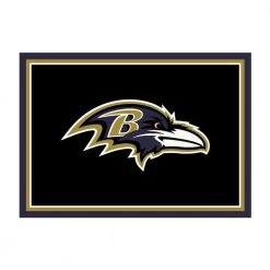 NFL 4 ft. x 6 ft. Baltimore Ravens spirit rug by MILLIKEN