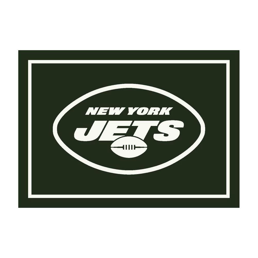 NFL 4 ft. x 6 ft. New York Jets spirit rug by MILLIKEN 1 NFL 4 ft. x 6 ft. New York Jets spirit rug by MILLIKEN